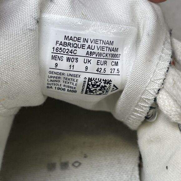 Converse Chuck 70 Hi Black Flames Shoes - Picture 9 of 9